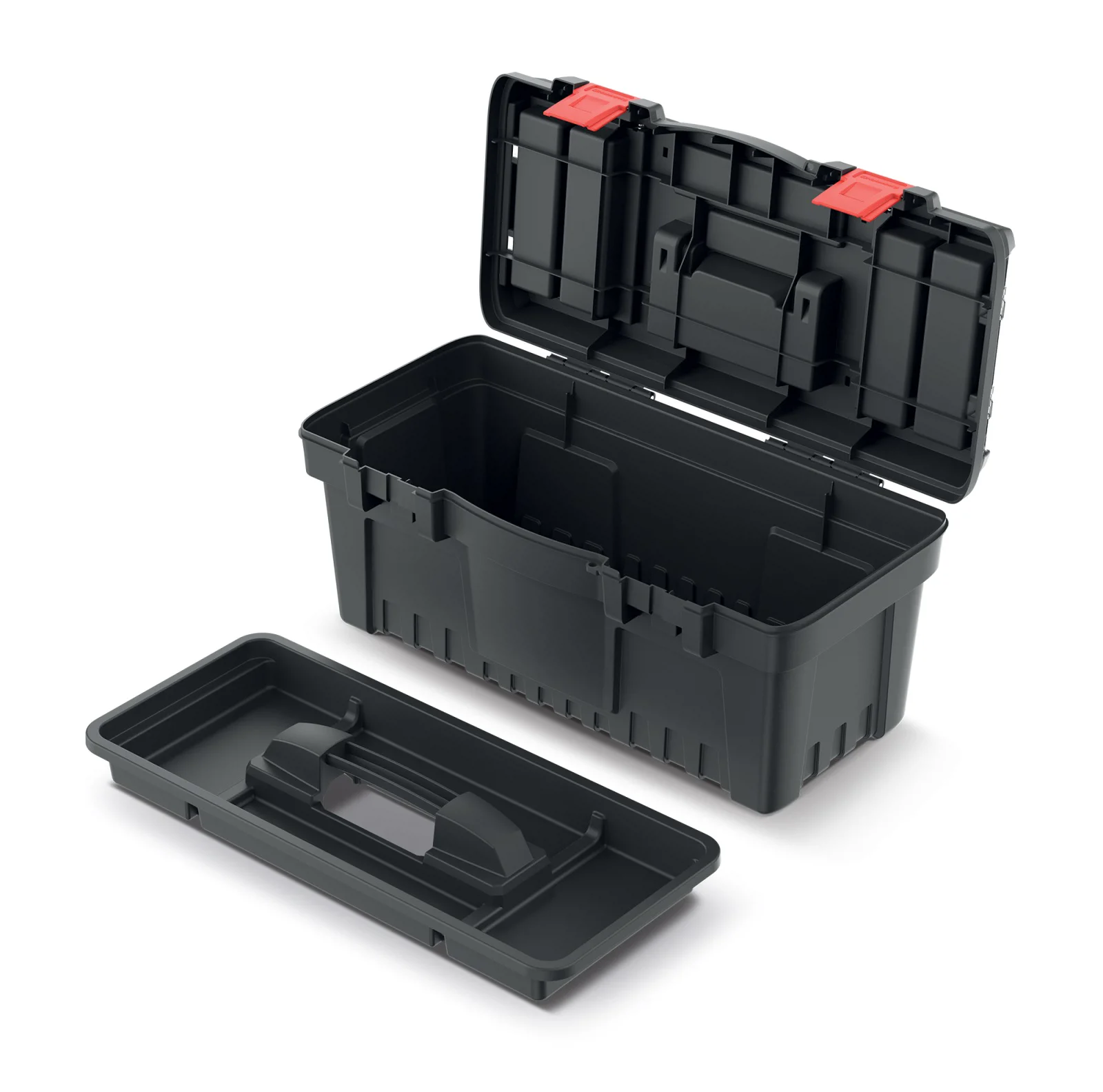 Ящик для інструментів 548x273x260мм з двома органайзерамм, до 12кг навантаження, DARK 55, KDR5530, Kistenberg - 2