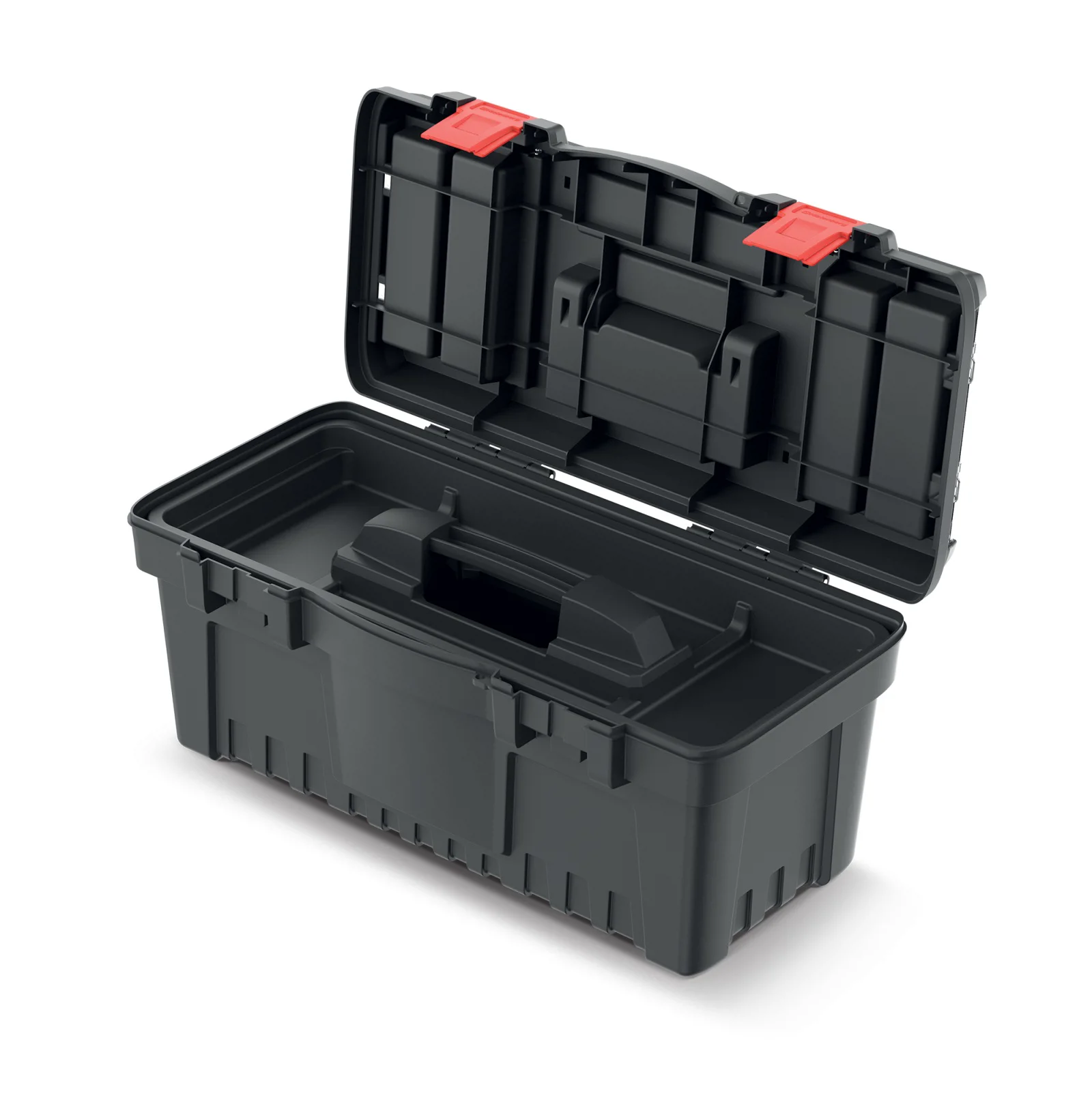 Ящик для інструментів 548x273x260мм з двома органайзерамм, до 12кг навантаження, DARK 55, KDR5530, Kistenberg - 4