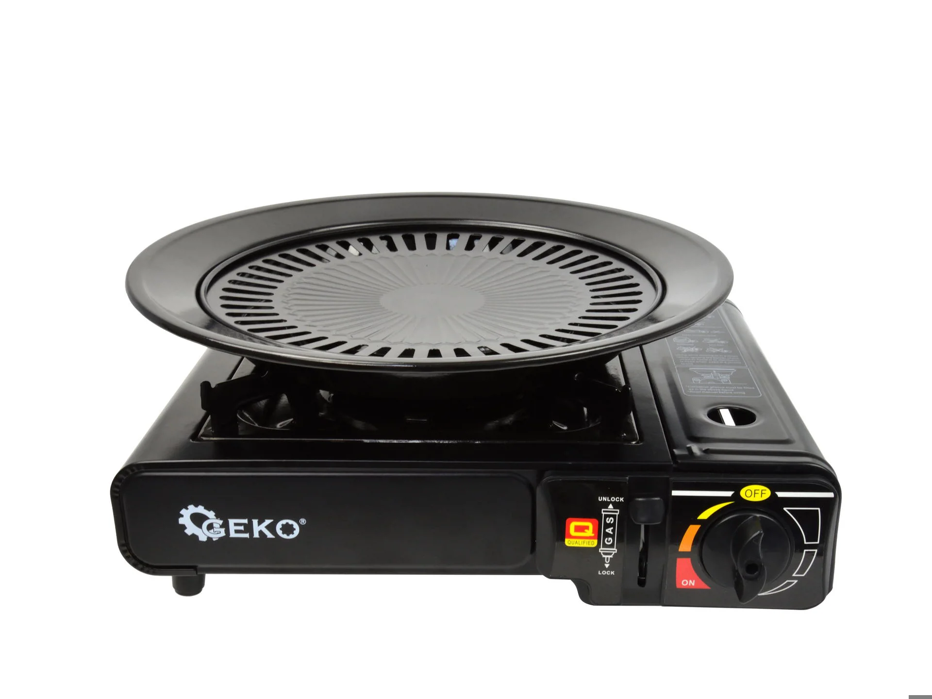 Газова плита + гриль, туристична, G80521, Geko - 6