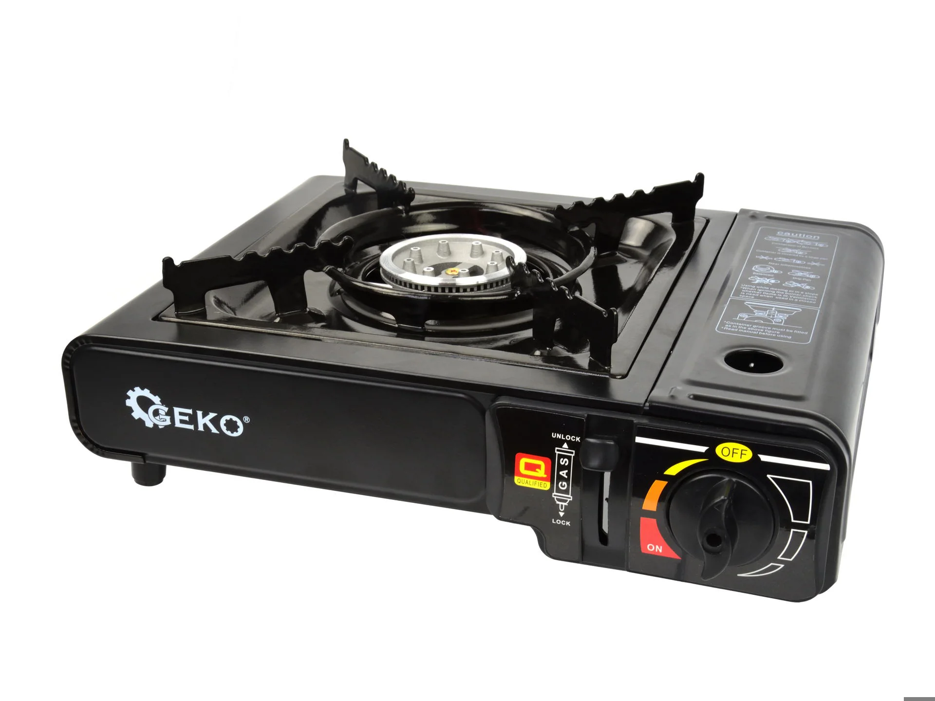Газова плита + гриль, туристична, G80521, Geko - 8