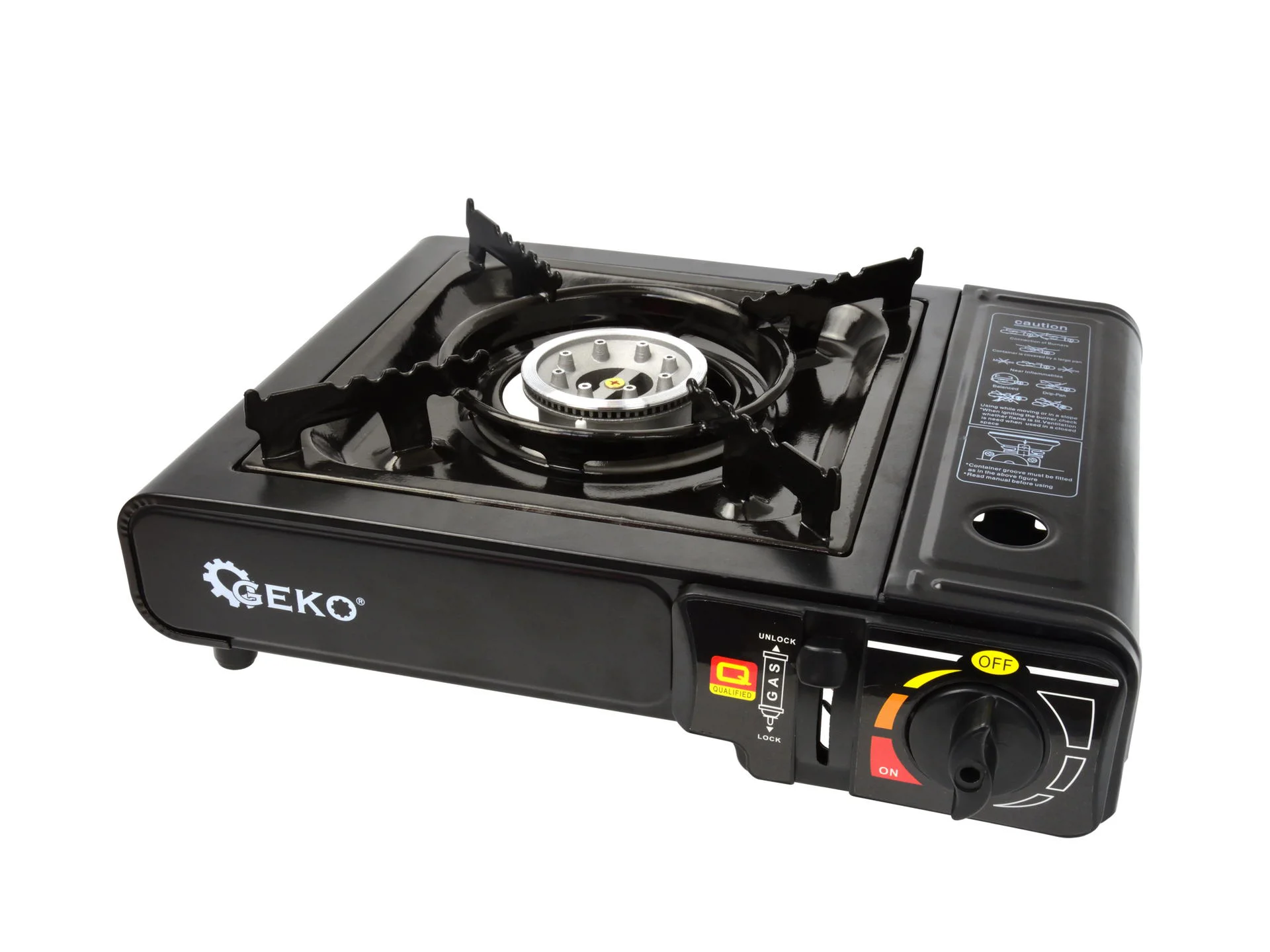 Газова плита + гриль, туристична, G80521, Geko - 9