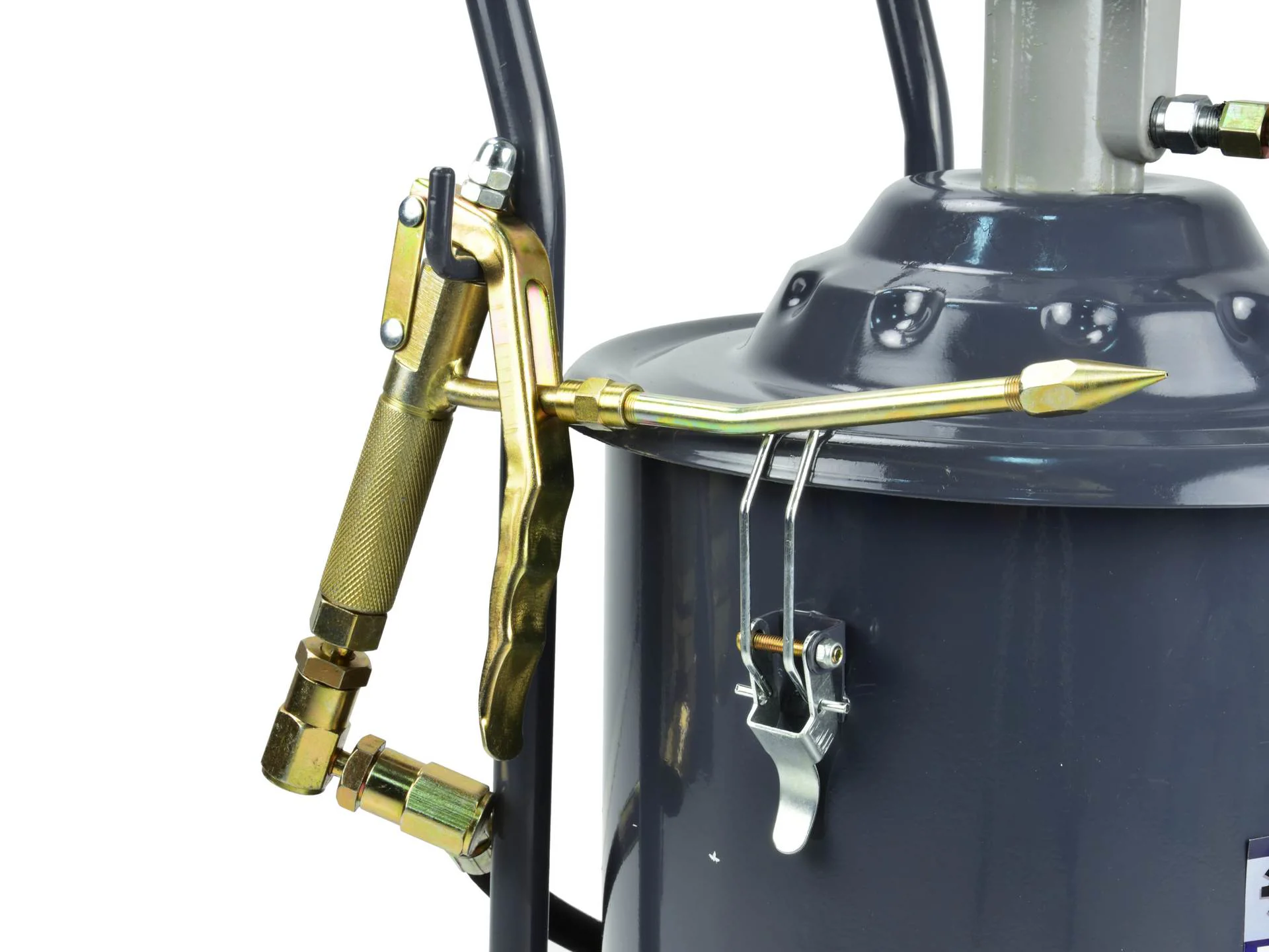 Пневматична мастильниця для нагнітання мастила під тиском 300-400бар, ємність 20л, G01124, Geko - 2