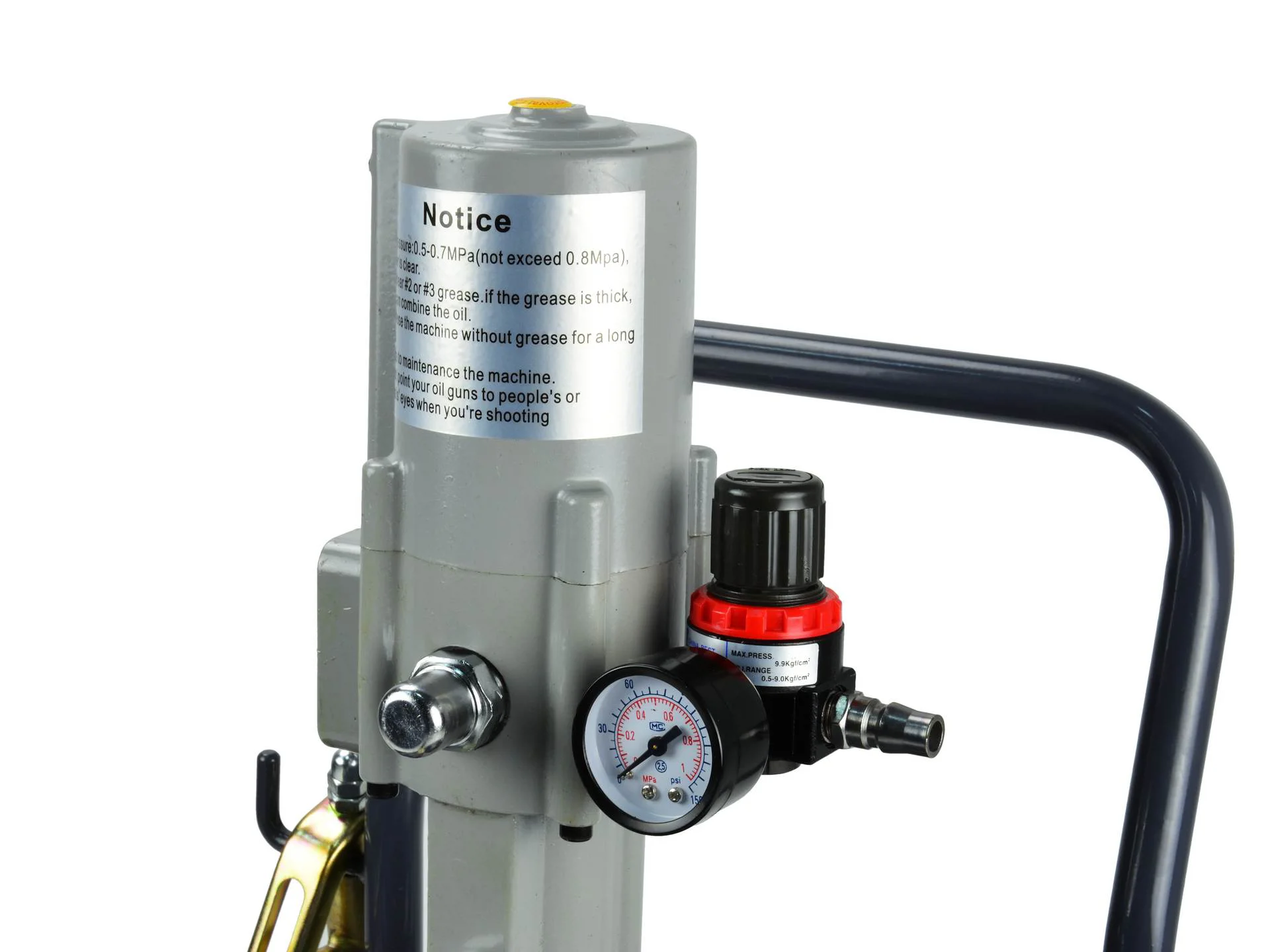 Пневматична мастильниця для нагнітання мастила під тиском 300-400бар, ємність 20л, G01124, Geko - 3