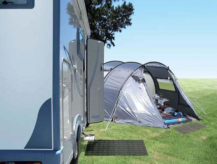 Набір доріжки пластикової садової 400х400х20мм, загалом 1,5м2, чорна, 9од, IES40-S411, Prosperplast - 3