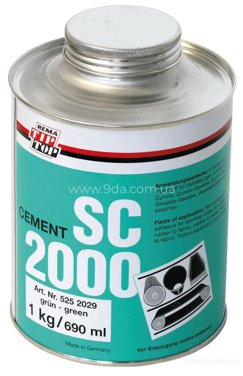 Клей-цемент SC-2000 (зелений) 1кг./без отверджувача - 1
