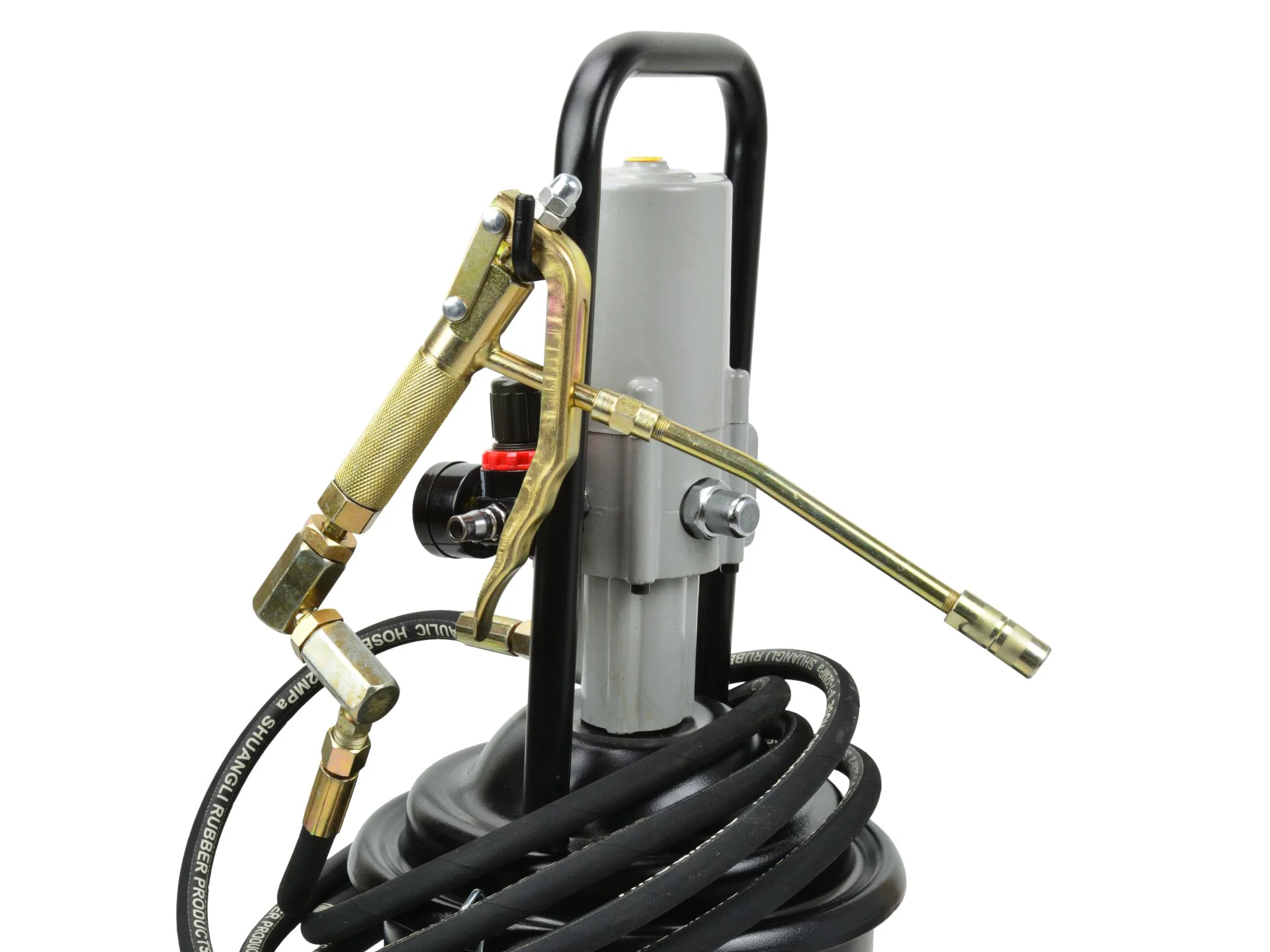 Пневматична мастильниця для нагнітання мастила під тиском 300-400бар, ємність 12л, G01129, Geko - 2