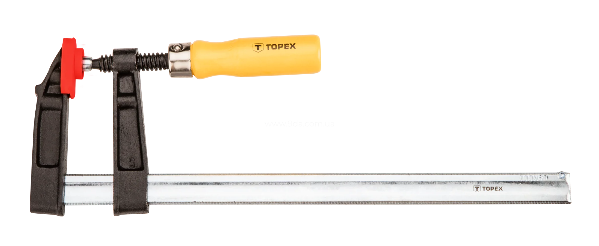 Струбцина тип F 80 x 300 мм, 12A120, Topex - 1