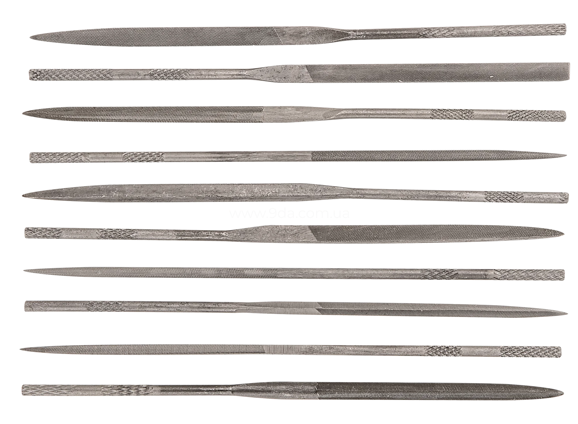 Набір надфілів, алмазні 10 шт., 06A020, Topex - 2